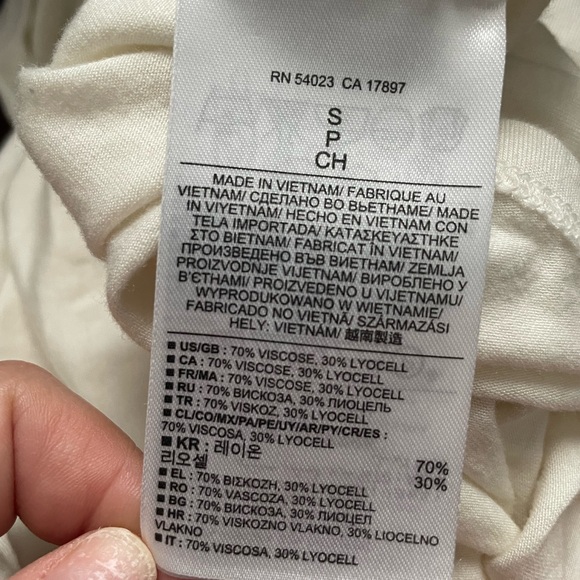 Banana Republic cream colored draped style tank top - Picture 8 of 8